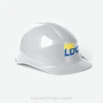 Sticker digital gratuito para regalar a un voluntarios LDC, ejemplo de vinil en casco