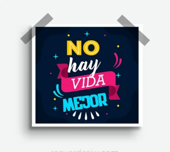 Sticker digital “No hay vida mejor”