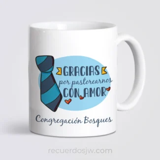 Bonita taza para ancianos, instructores de campo, superintendentes y superintendentes de circuito, para agradecer por su trabajo