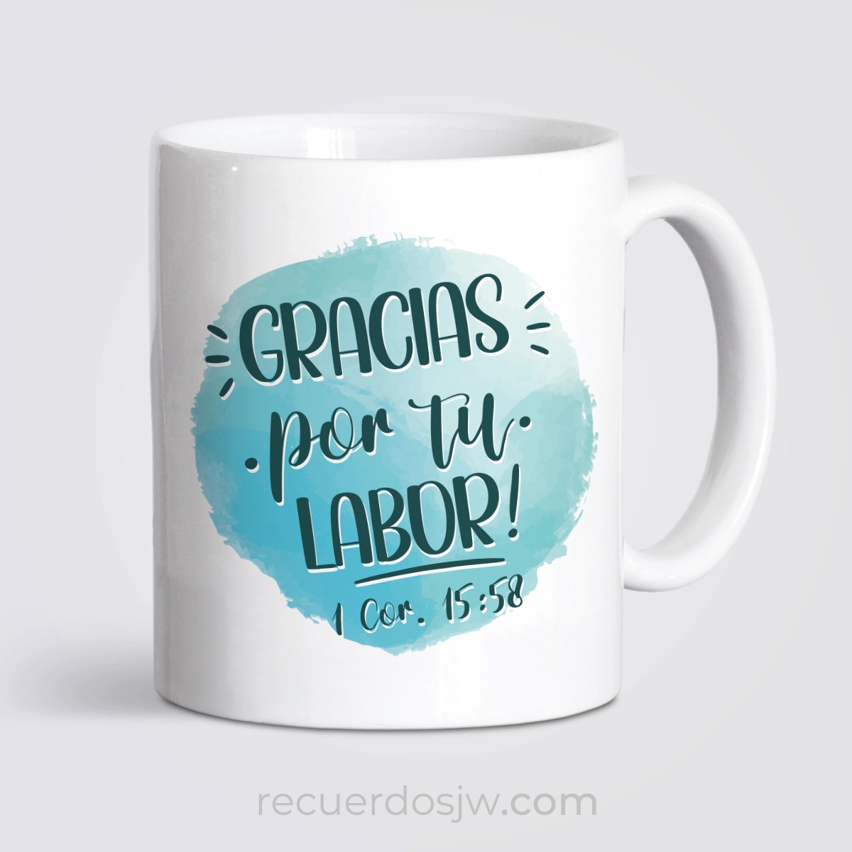Taza personalizada para un anciano o un sienrvo ministerial por su trabajo en la congregación.